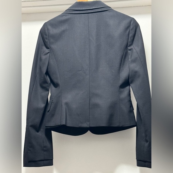 BCBGMaxAzria Nika Blazer BCBG Jacket Black Double Collar XS Extra Small NWT - Picture 9 of 10